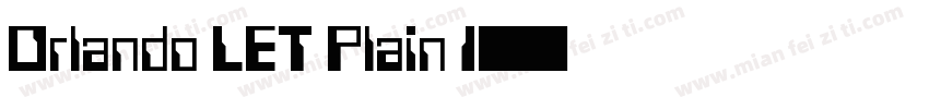 Orlando LET Plain 1字体转换